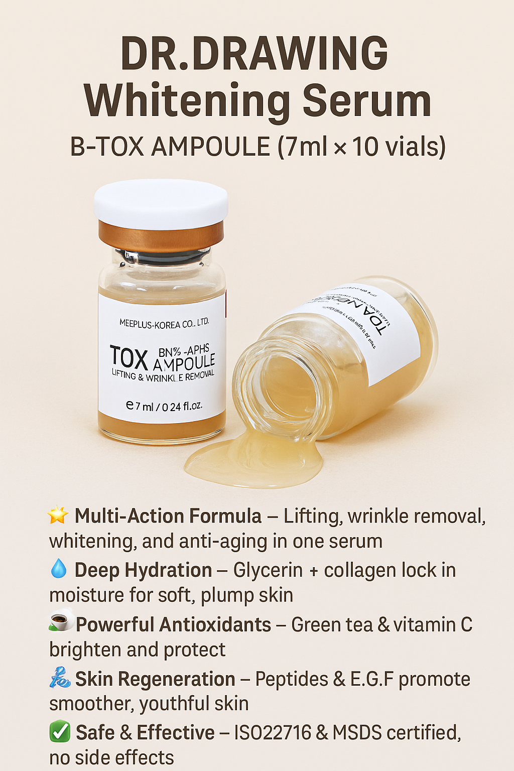 DR.DRAWING B-TOX Whitening Serum Ampoule